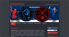 Desktop Screenshot of kombatanspain.com